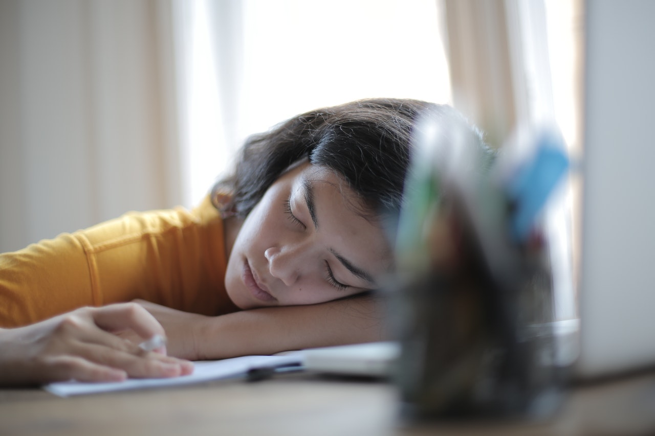 marijuana flower in maryland sleeping woman